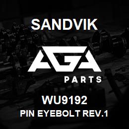 WU9192 Sandvik PIN EYEBOLT REV.1 | AGA Parts