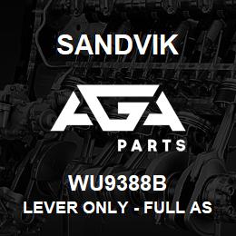 WU9388B Sandvik LEVER ONLY - FULL ASSEMBLY WU9388 RB | AGA Parts