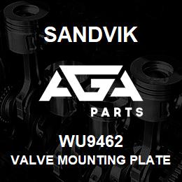 WU9462 Sandvik VALVE MOUNTING PLATE | AGA Parts