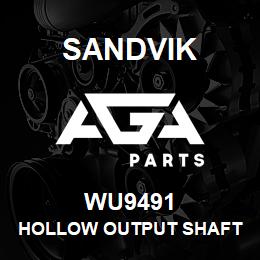 WU9491 Sandvik HOLLOW OUTPUT SHAFT (SPLINED) | AGA Parts