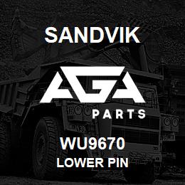 WU9670 Sandvik LOWER PIN | AGA Parts