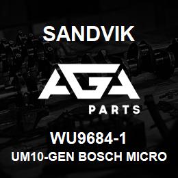 WU9684-1 Sandvik UM10-GEN BOSCH MICRO VALVE REP | AGA Parts