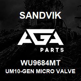 WU9684MT Sandvik UM10-GEN MICRO VALVE MTD KIT | AGA Parts