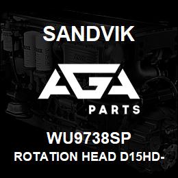 WU9738SP Sandvik ROTATION HEAD D15HD-226KN DWG | AGA Parts