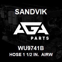 WU9741B Sandvik HOSE 1 1/2 IN. AIRWATER WITH SOC | AGA Parts