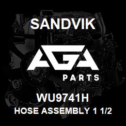 WU9741H Sandvik HOSE ASSEMBLY 1 1/2 IN. C/W SOCK 400 MM. | AGA Parts