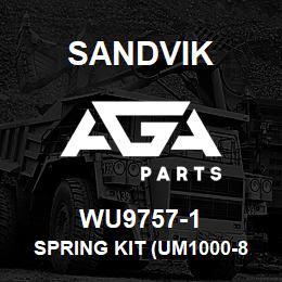 WU9757-1 Sandvik SPRING KIT (UM1000-89) | AGA Parts