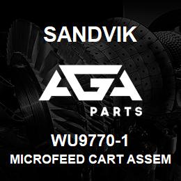 WU9770-1 Sandvik MICROFEED CART ASSEMBLY 200D REV.3RB | AGA Parts