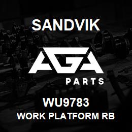 WU9783 Sandvik WORK PLATFORM RB | AGA Parts