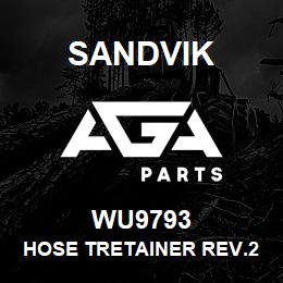 WU9793 Sandvik HOSE TRETAINER REV.2 | AGA Parts