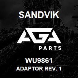 WU9861 Sandvik ADAPTOR REV. 1 | AGA Parts