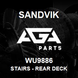 WU9886 Sandvik STAIRS - REAR DECK | AGA Parts