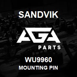 WU9960 Sandvik MOUNTING PIN | AGA Parts