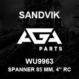 WU9963 Sandvik SPANNER 85 MM. 4" RC REV 3 | AGA Parts