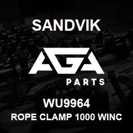 WU9964 Sandvik ROPE CLAMP 1000 WINCH | AGA Parts