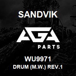 WU9971 Sandvik DRUM (M.W.) REV.1 | AGA Parts