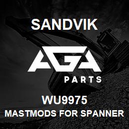 WU9975 Sandvik MASTMODS FOR SPANNER DRIVE | AGA Parts