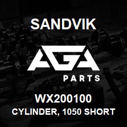 WX200100 Sandvik CYLINDER, 1050 SHORTFEED | AGA Parts