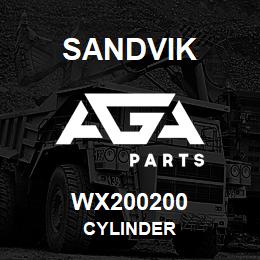 WX200200 Sandvik CYLINDER | AGA Parts