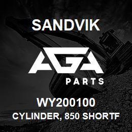 WY200100 Sandvik CYLINDER, 850 SHORTFEED | AGA Parts