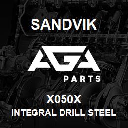 X050X Sandvik INTEGRAL DRILL STEEL | AGA Parts