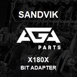 X180X Sandvik BIT ADAPTER | AGA Parts