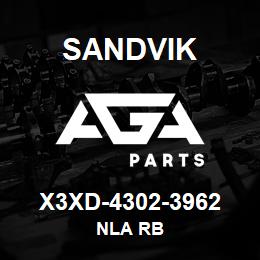 X3XD-4302-3962 Sandvik NLA RB | AGA Parts