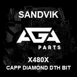 X480X Sandvik CAPP DIAMOND DTH BITS OP | AGA Parts