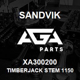 XA300200 Sandvik TIMBERJACK STEM 1150 | AGA Parts