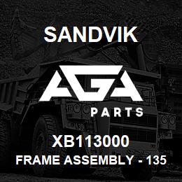 XB113000 Sandvik FRAME ASSEMBLY - 1350 - RIGHT HAND | AGA Parts