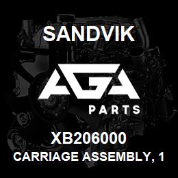 XB206000 Sandvik CARRIAGE ASSEMBLY, 1350 L/HAND | AGA Parts