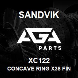 XC122 Sandvik CONCAVE RING X38 FINE-FC | AGA Parts