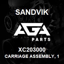 XC203000 Sandvik CARRIAGE ASSEMBLY, 1450 R/HAND | AGA Parts