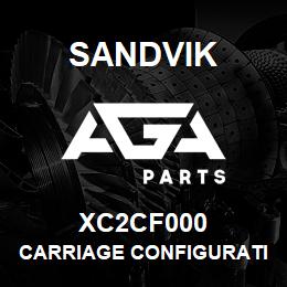 XC2CF000 Sandvik CARRIAGE CONFIGURATION, L/HAND | AGA Parts