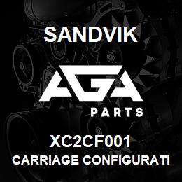 XC2CF001 Sandvik CARRIAGE CONFIGURATION, R/HAND | AGA Parts