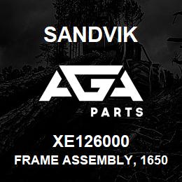 XE126000 Sandvik FRAME ASSEMBLY, 1650 L/HAND | AGA Parts