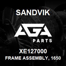 XE127000 Sandvik FRAME ASSEMBLY, 1650 R/HAND | AGA Parts