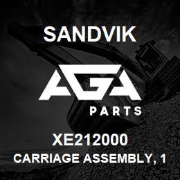 XE212000 Sandvik CARRIAGE ASSEMBLY, 1650 L/H | AGA Parts