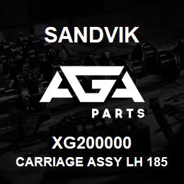 XG200000 Sandvik CARRIAGE ASSY LH 1850 | AGA Parts