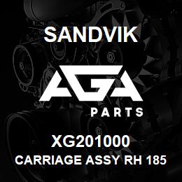 XG201000 Sandvik CARRIAGE ASSY RH 1850 | AGA Parts