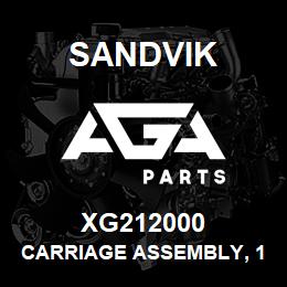 XG212000 Sandvik CARRIAGE ASSEMBLY, 1850 L/HAND | AGA Parts