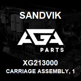 XG213000 Sandvik CARRIAGE ASSEMBLY, 1850 R/HAND | AGA Parts