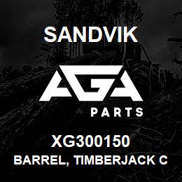 XG300150 Sandvik BARREL, TIMBERJACK CYLINDER 1850 | AGA Parts