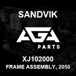 XJ102000 Sandvik FRAME ASSEMBLY, 2050 L/HAND | AGA Parts