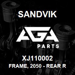 XJ110002 Sandvik FRAME, 2050 - REAR RETRACT/ABM25 STY | AGA Parts