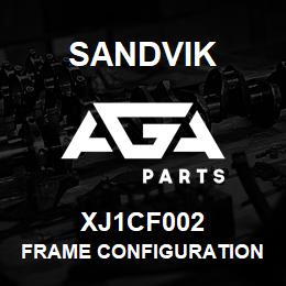 XJ1CF002 Sandvik FRAME CONFIGURATION 2050 DO200 | AGA Parts