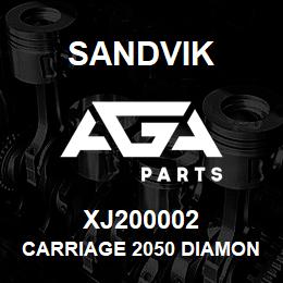 XJ200002 Sandvik CARRIAGE 2050 DIAMOND STYLE | AGA Parts