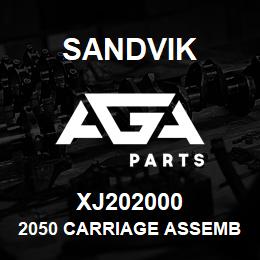 XJ202000 Sandvik 2050 CARRIAGE ASSEMBLY; L/HAND | AGA Parts