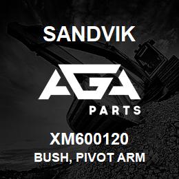 XM600120 Sandvik BUSH, PIVOT ARM | AGA Parts