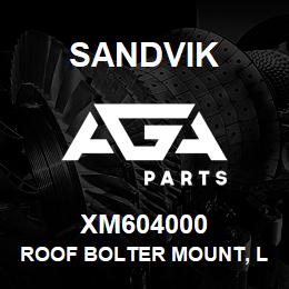 XM604000 Sandvik ROOF BOLTER MOUNT, L/HAND | AGA Parts